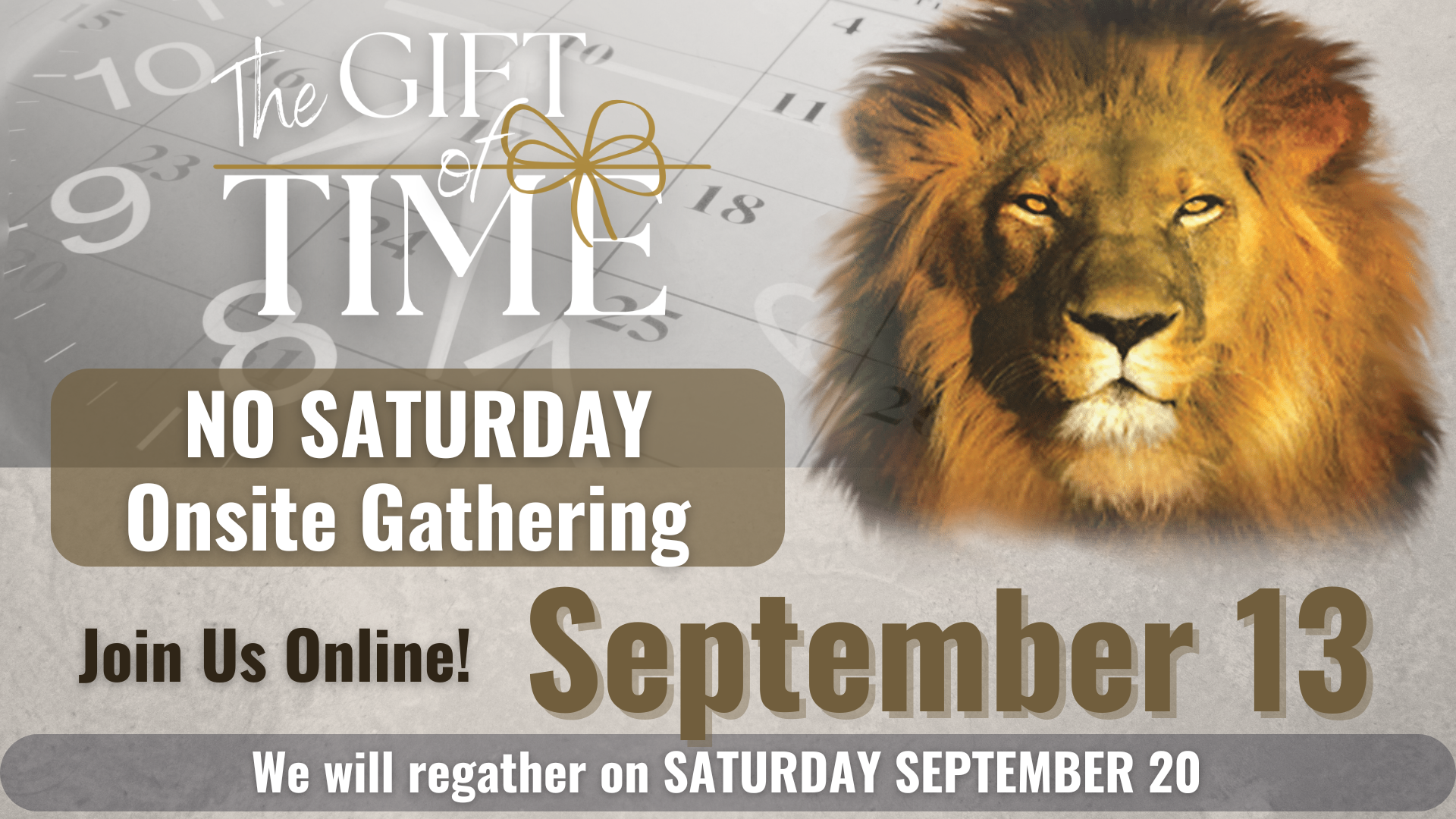 No SAT - SEPT 13 2025
