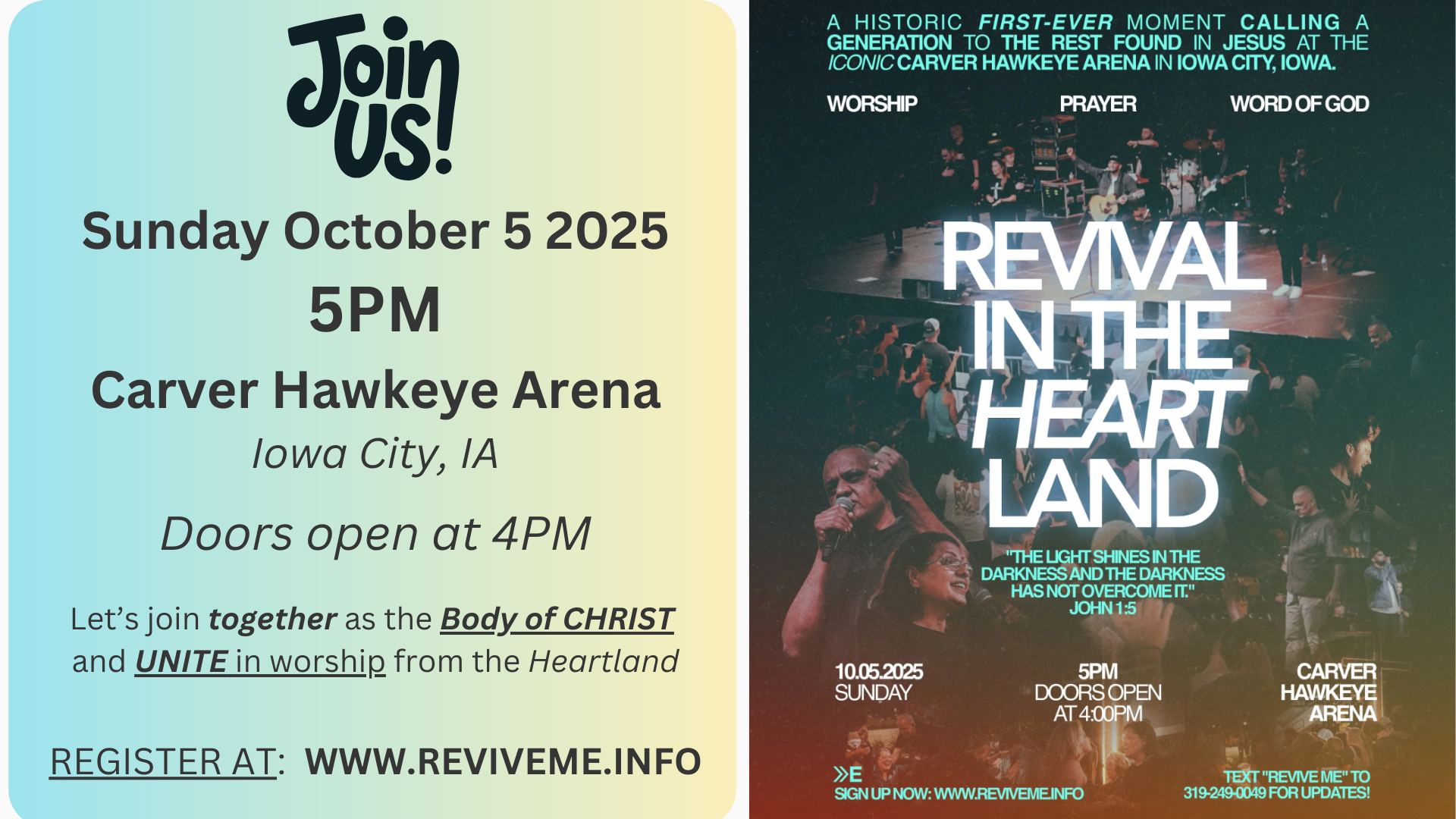 Revival in Heartland Oct 5