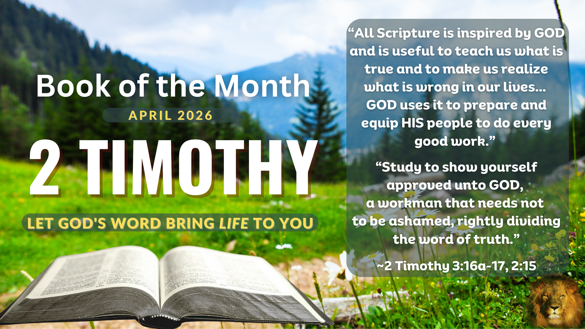 Book of the Month - 2TIMOTHY 2026 Book of the Month - 2TIMOTHY 2026