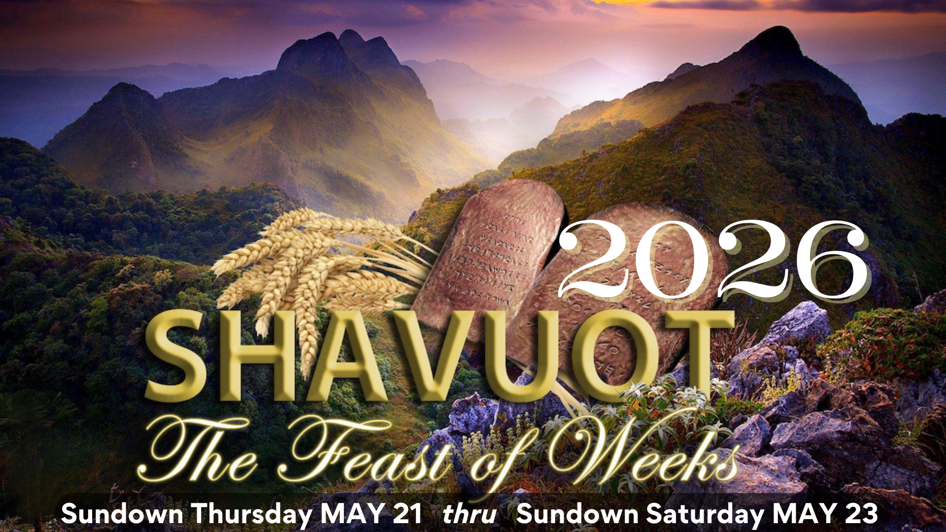 Shavuot 2026 Shavuot 2026