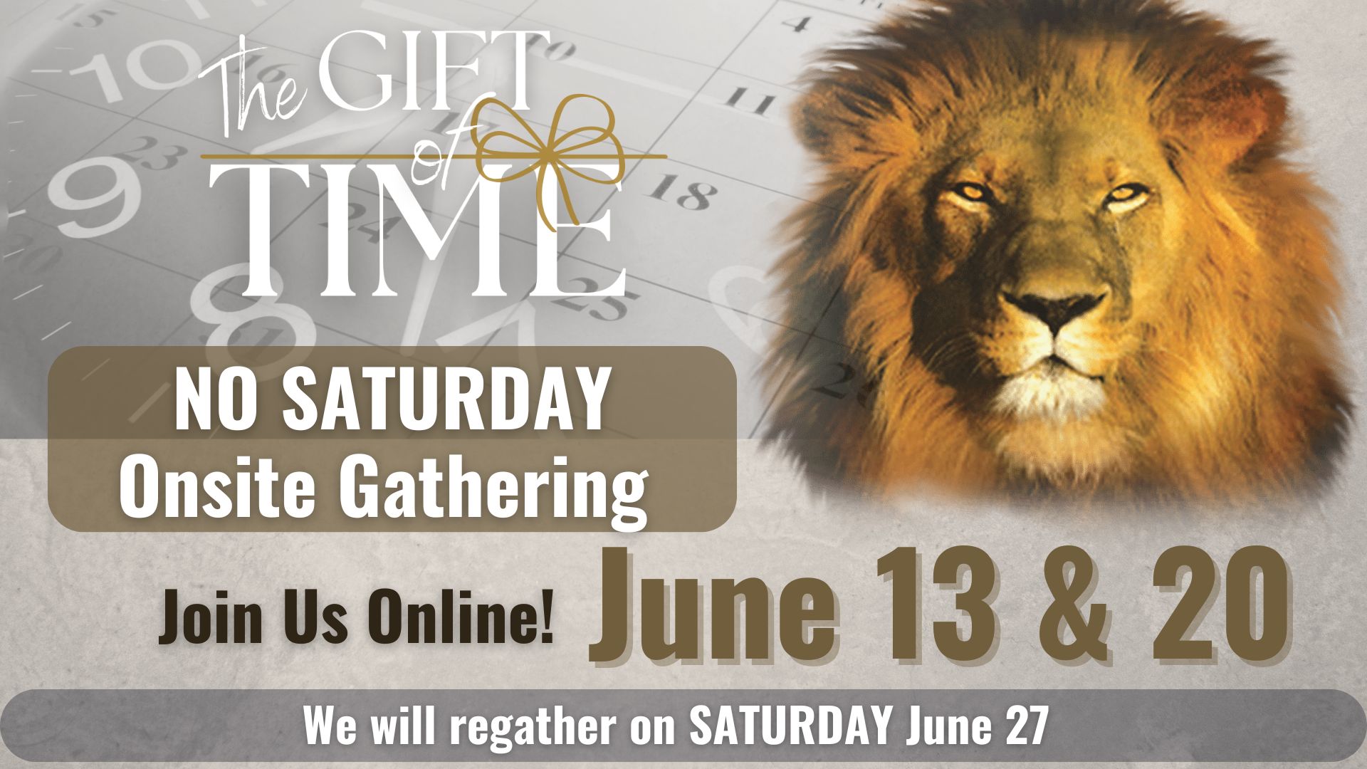 No SAT - JUNE 13-20 2026